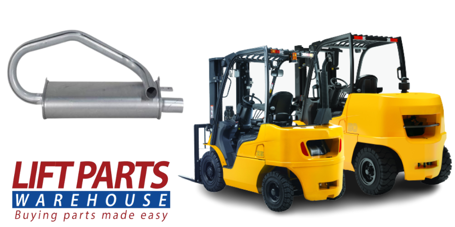 New muffler replacement for TCM forklift: 215E2-30201